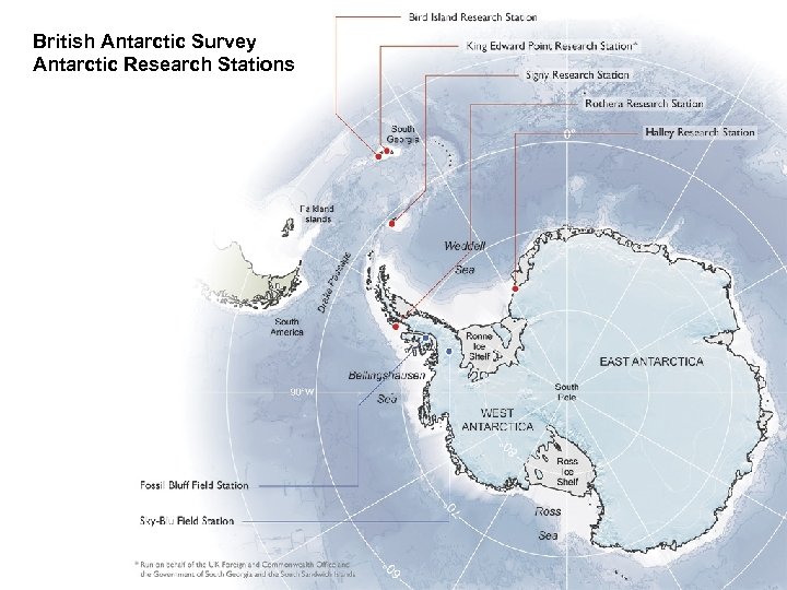 British Antarctic Survey Antarctic Research Stations 