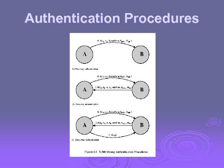 Authentication Procedures 