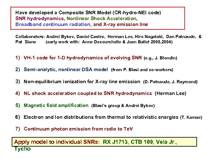 The Theory Of Supernova Remnants E Some Comments