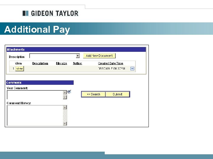 Additional Pay 