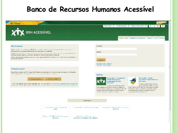 Banco de Recursos Humanos Acessível 