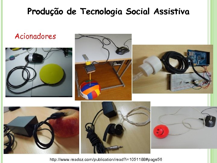 Produção de Tecnologia Social Assistiva Acionadores http: //www. readoz. com/publication/read? i=1051188#page 56 