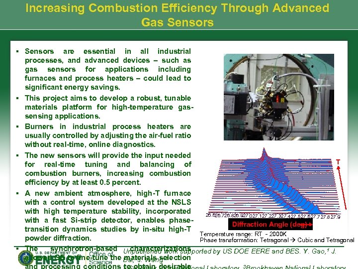 Increasing Combustion Efficiency Through Advanced Gas Sensors § Sensors are essential in all industrial