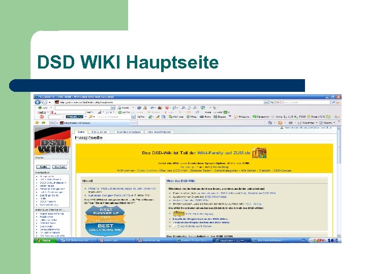 DSD WIKI Hauptseite 