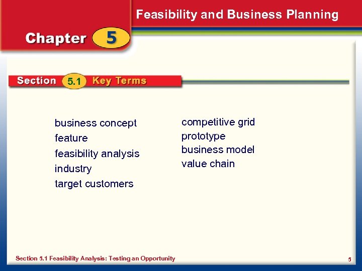 Feasibility and Business Planning 5. 1 business concept feature feasibility analysis industry target customers