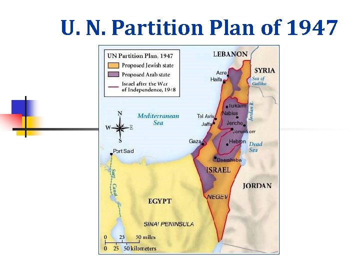U. N. Partition Plan of 1947 