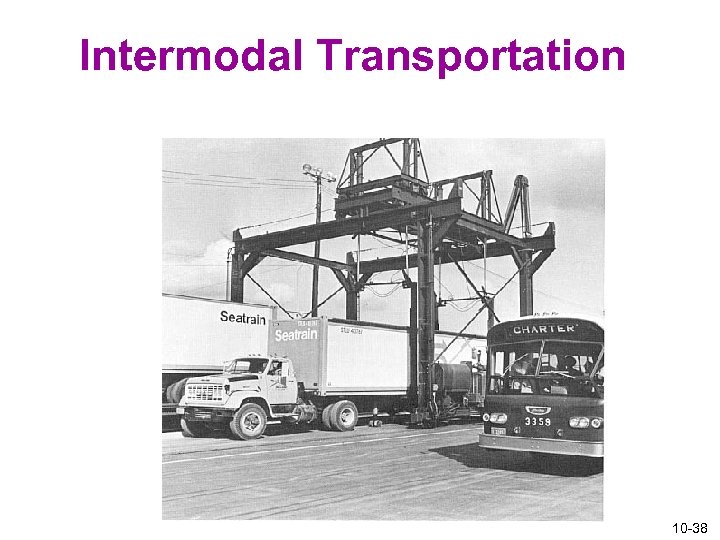 Intermodal Transportation 10 -38 