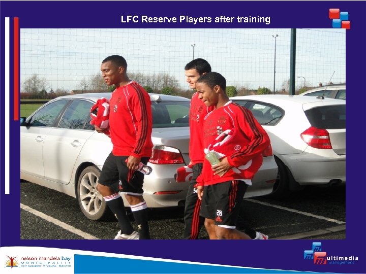 LFC Reserve Players after training 