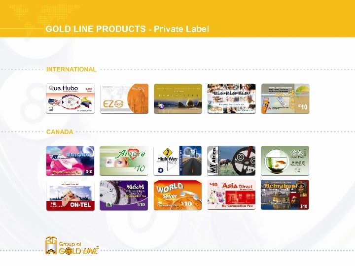 GOLD LINE PRODUCTS - Private Label 