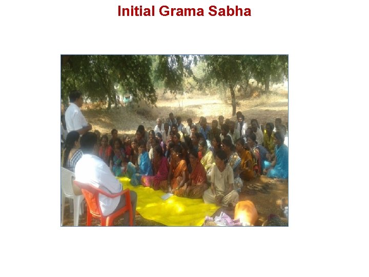Initial Grama Sabha 