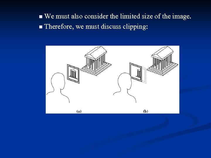  We must also consider the limited size of the image. Therefore, we must