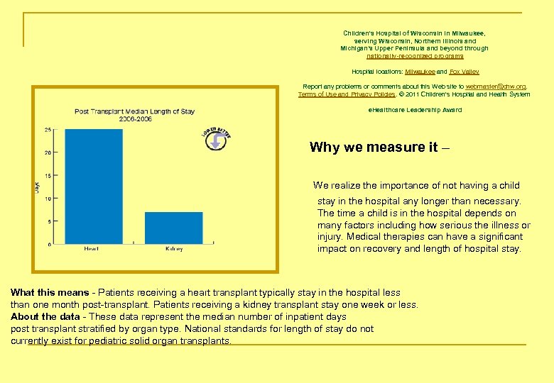 Children's Hospital of Wisconsin in Milwaukee, serving Wisconsin, Northern Illinois and Michigan's Upper Peninsula