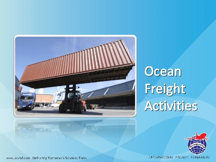 Ocean Freight Activities 