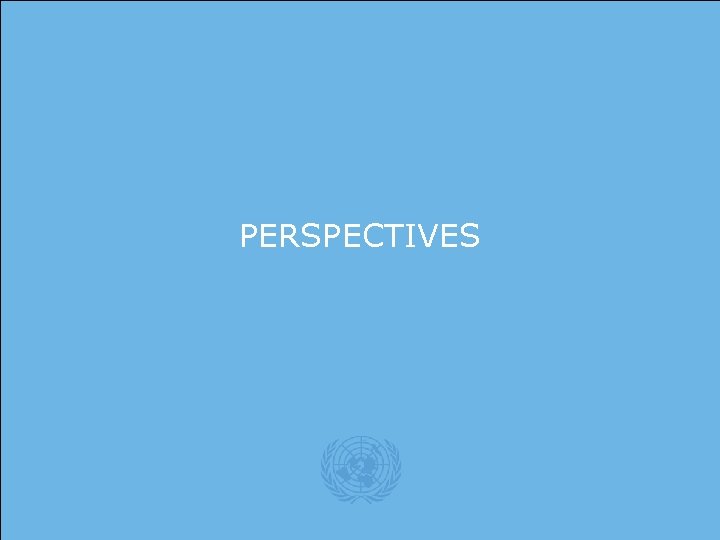 United Nations PERSPECTIVES 