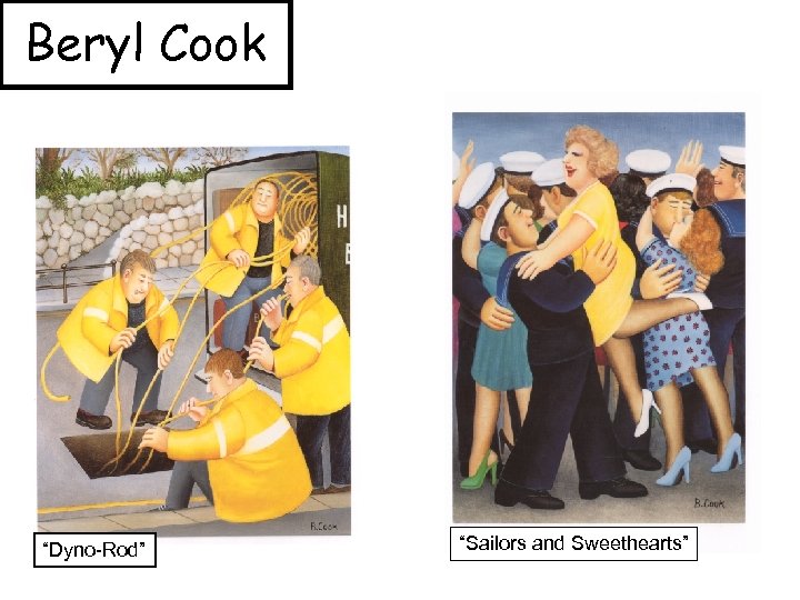 Beryl Cook “Dyno-Rod” “Sailors and Sweethearts” 
