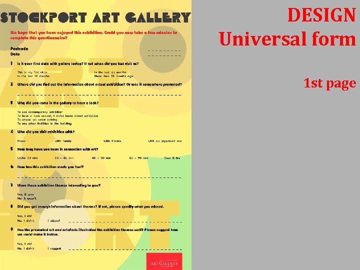 DESIGN Universal form 1 st page 