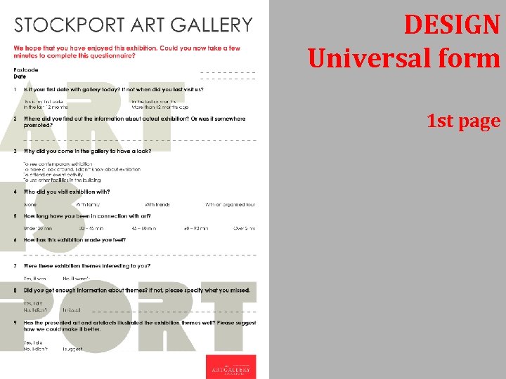 DESIGN Universal form 1 st page 