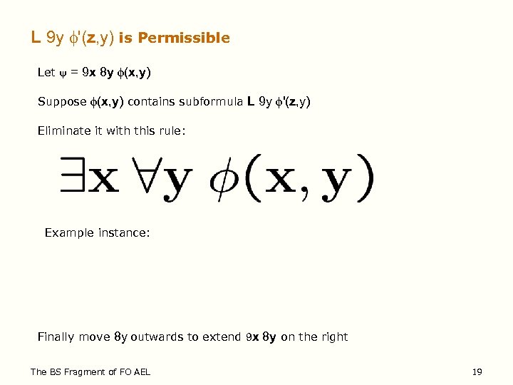L 9 y '(z, y) is Permissible Let = 9 x 8 y (x,