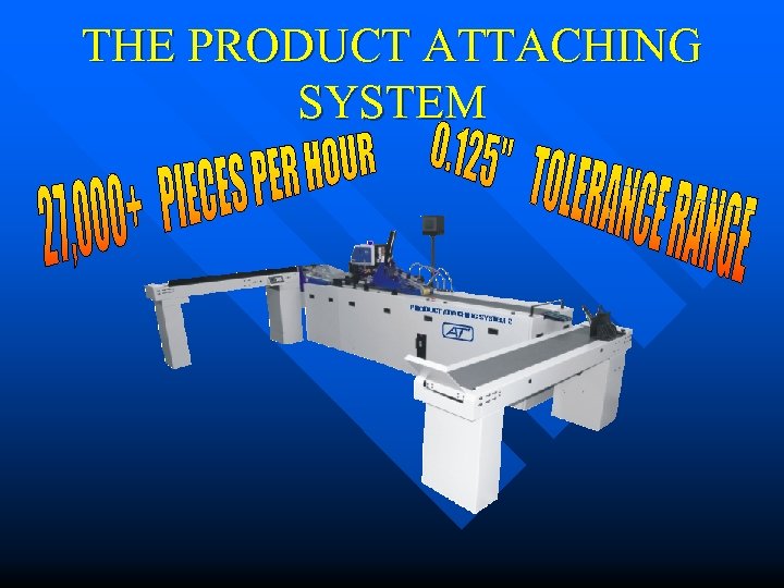 THE PRODUCT ATTACHING SYSTEM 