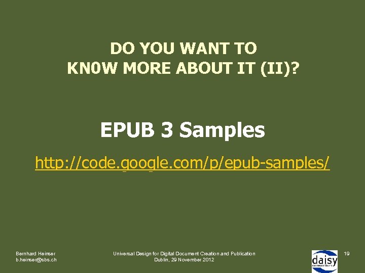 DO YOU WANT TO KN 0 W MORE ABOUT IT (II)? EPUB 3 Samples