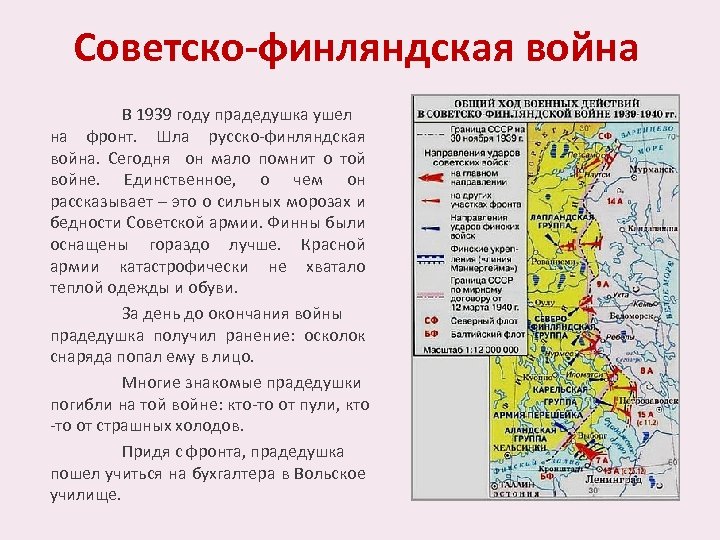 Советско финляндская война карта