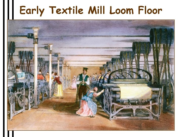 Early Textile Mill Loom Floor 