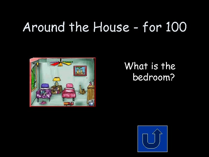 Around the House - for 100 What is the bedroom? 