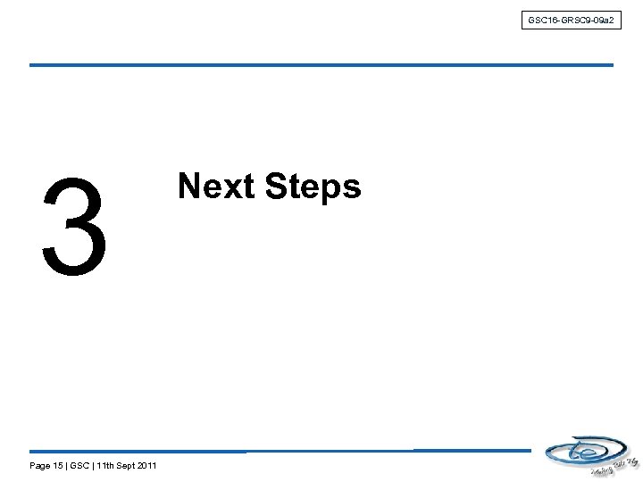 GSC 16 -GRSC 9 -09 a 2 3 Page 15 | GSC | 11