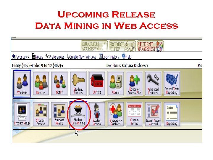Upcoming Release Data Mining in Web Access 