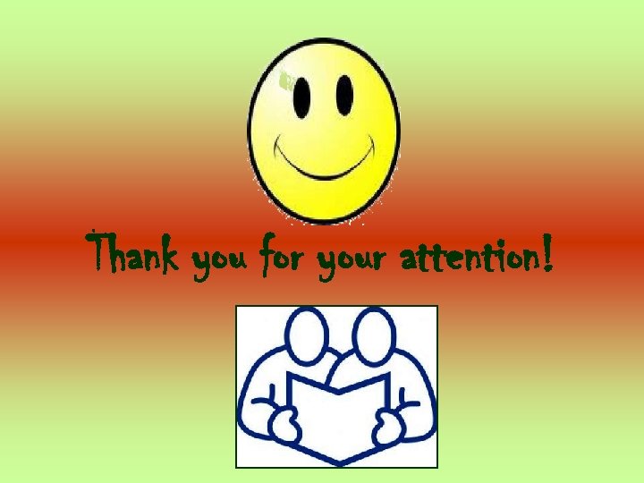 Thank you for your attention! 