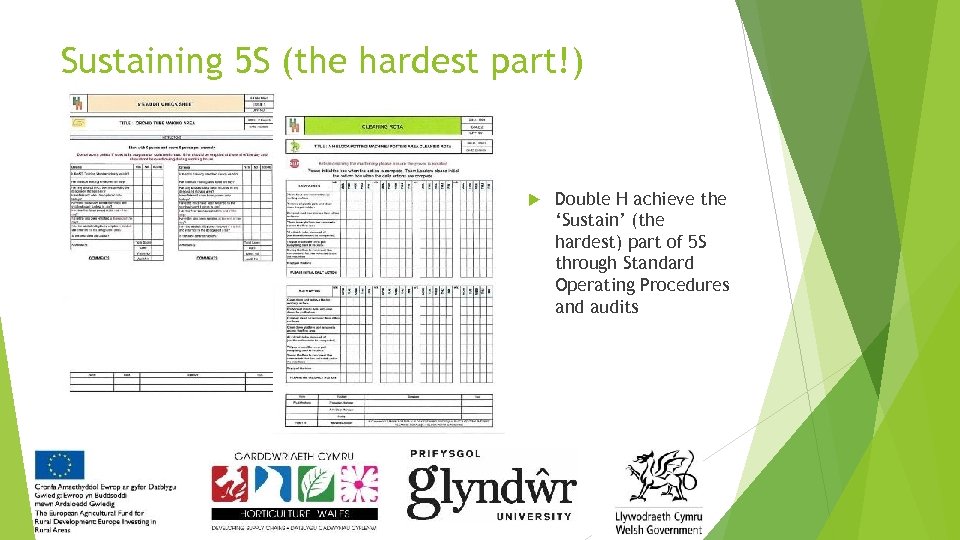 Sustaining 5 S (the hardest part!) Double H achieve the ‘Sustain’ (the hardest) part