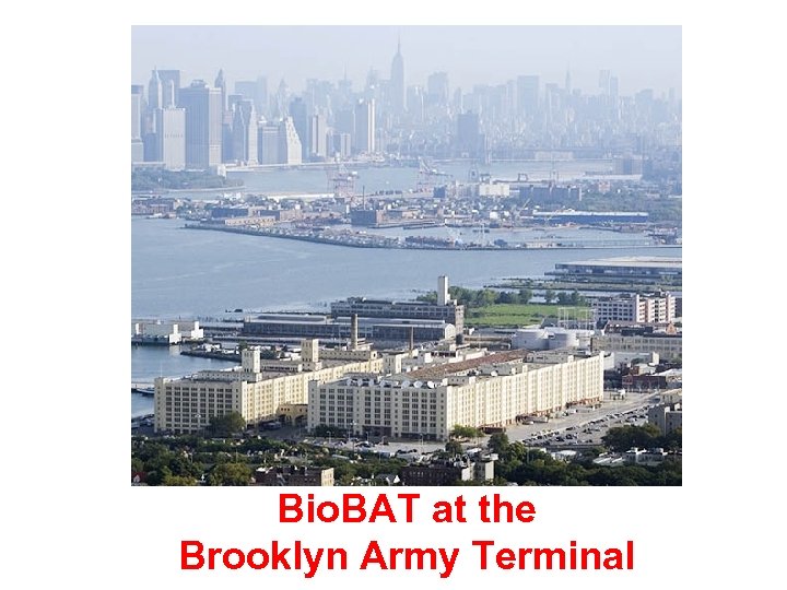 Bio. BAT at the Brooklyn Army Terminal 