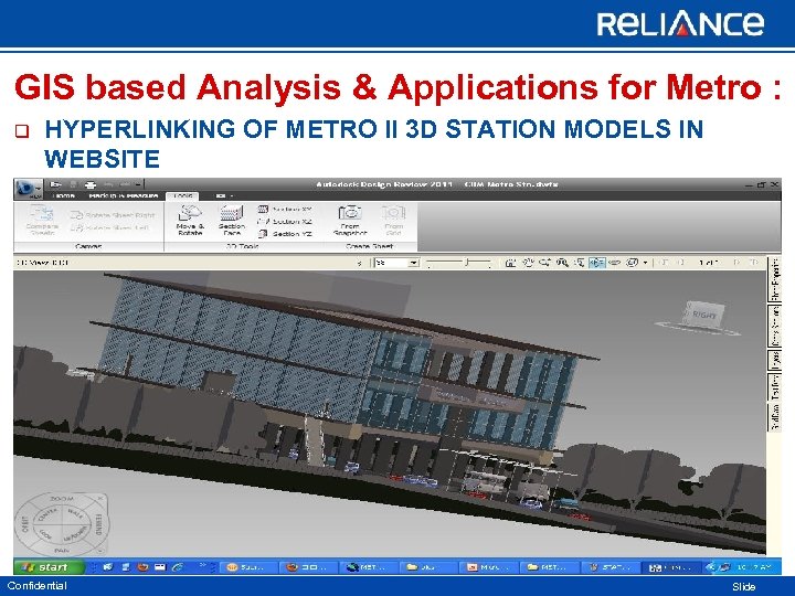 GIS based Analysis & Applications for Metro : q HYPERLINKING OF METRO II 3