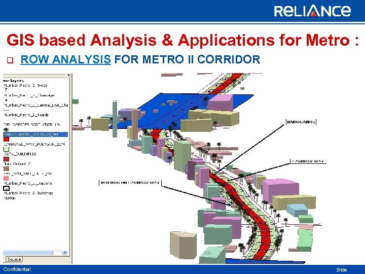 GIS based Analysis & Applications for Metro : q ROW ANALYSIS FOR METRO II