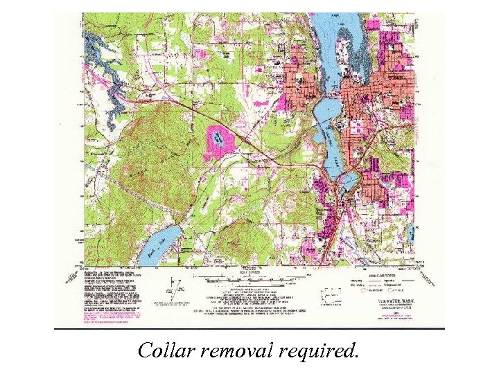 Collar removal required. 