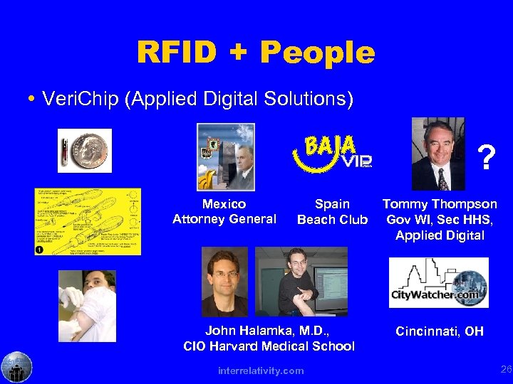 RFID + People Veri. Chip (Applied Digital Solutions) ? Mexico Attorney General Spain Beach