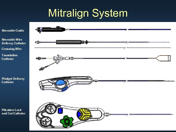 Mitralign System Steerable Guide Steerable Wire Delivery Catheter Crossing Wire Translation Catheter Pledget Delivery