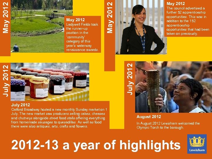 The council advertised a further 52 apprenticeship opportunities. This was in addition to the