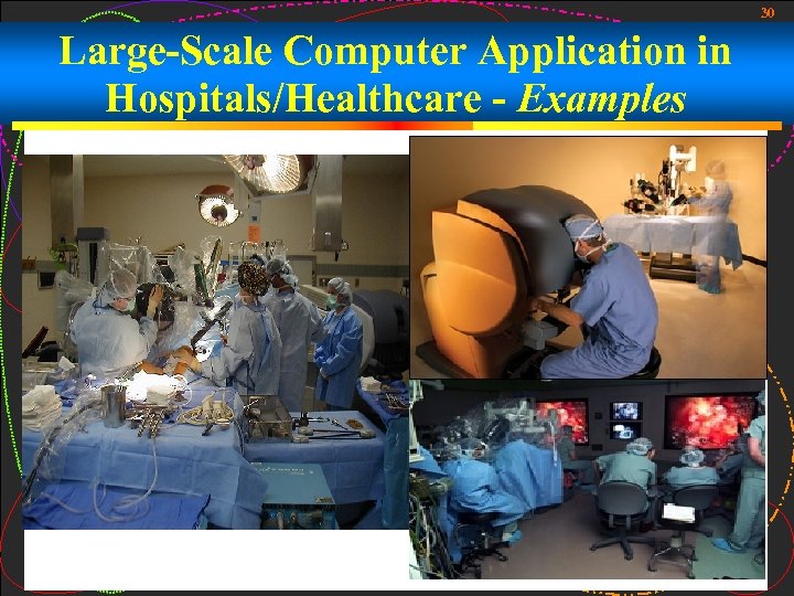 30 Large-Scale Computer Application in Hospitals/Healthcare - Examples 