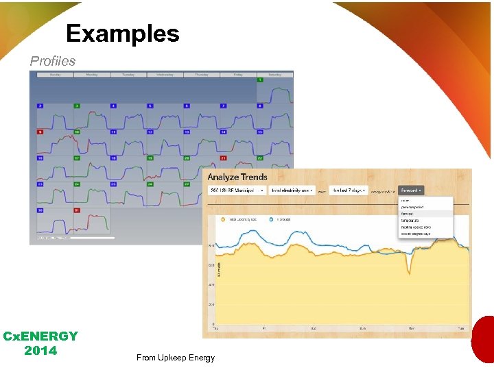 Examples Profiles Cx. ENERGY 2014 From Upkeep Energy 