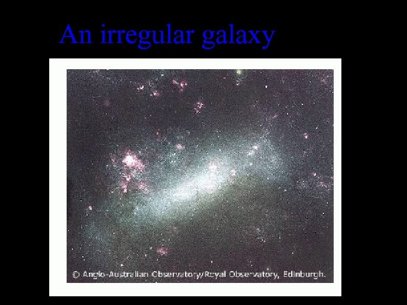 An irregular galaxy 