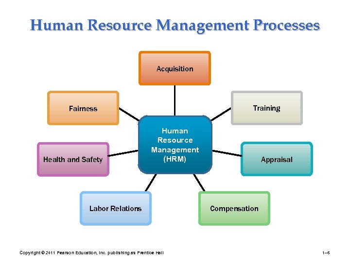 Human Resource Management Processes Acquisition Training Fairness Health and Safety Human Resource Management (HRM)