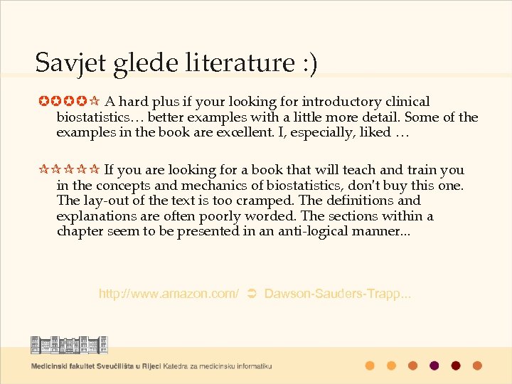 Savjet glede literature : ) A hard plus if your looking for introductory clinical