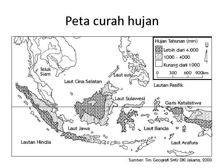 Peta curah hujan 4 