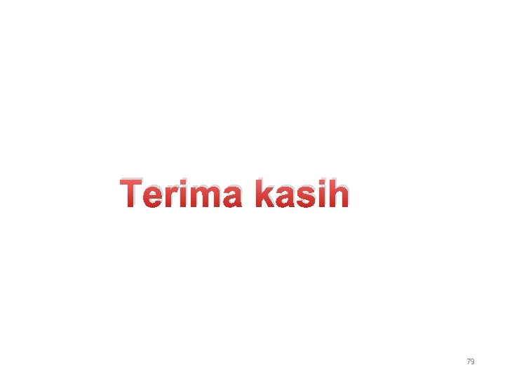 Terima kasih 79 