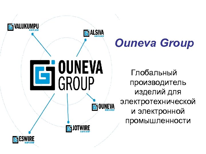 Ouneva Group Глобальный производитель изделий для электротехнической и электронной промышленности 