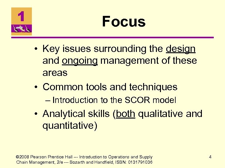 Focus • Key issues surrounding the design and ongoing management of these areas •