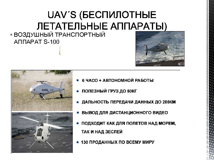 § ВОЗДУШНЫЙ ТРАНСПОРТНЫЙ АППАРАТ S-100 