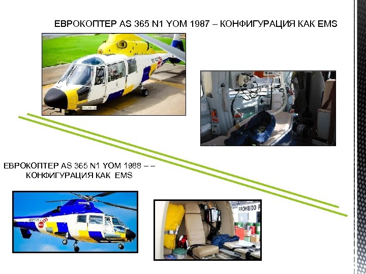 ЕВРОКОПТЕР AS 365 N 1 YOM 1987 – КОНФИГУРАЦИЯ КАК EMS ЕВРОКОПТЕР AS 365