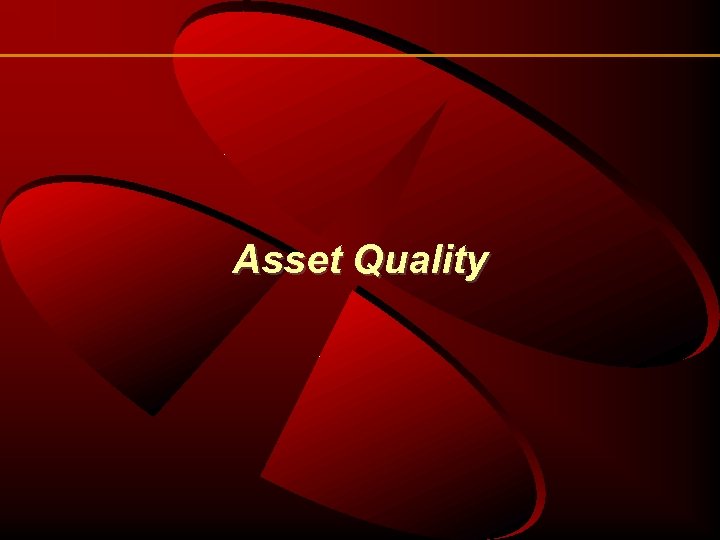 Asset Quality 